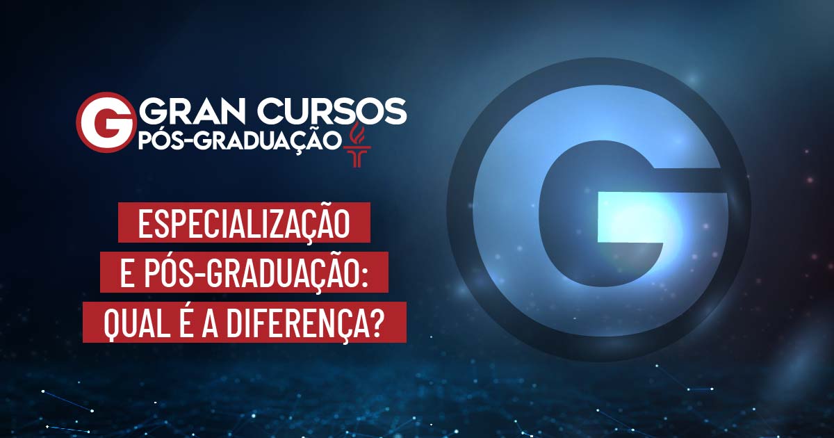 Qual é a diferença entre especialização e pós-graduação?