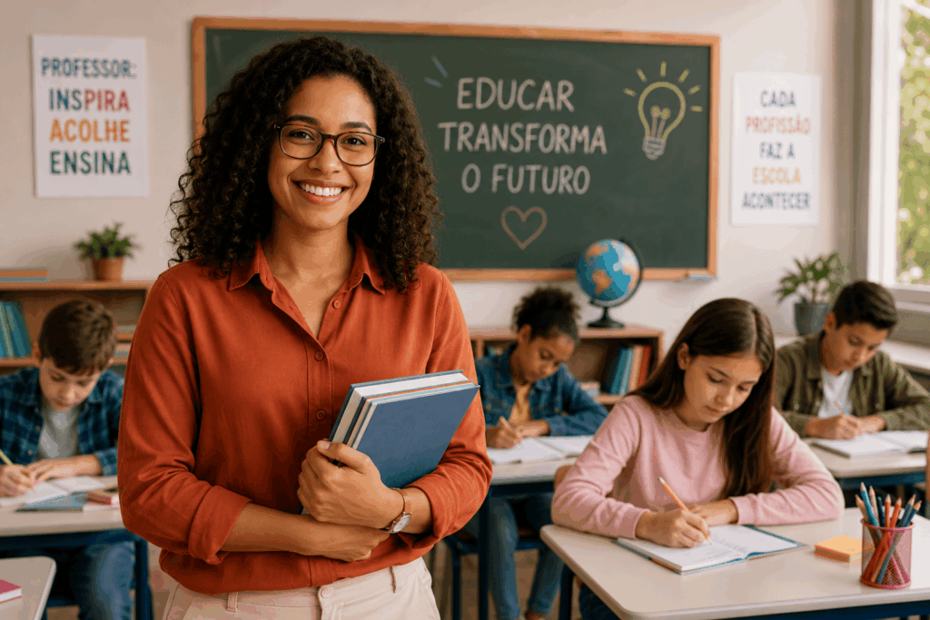 profissões para trabalhar na área da educação