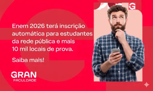 Enem 2026 com inscrição automática para alunos da rede pública