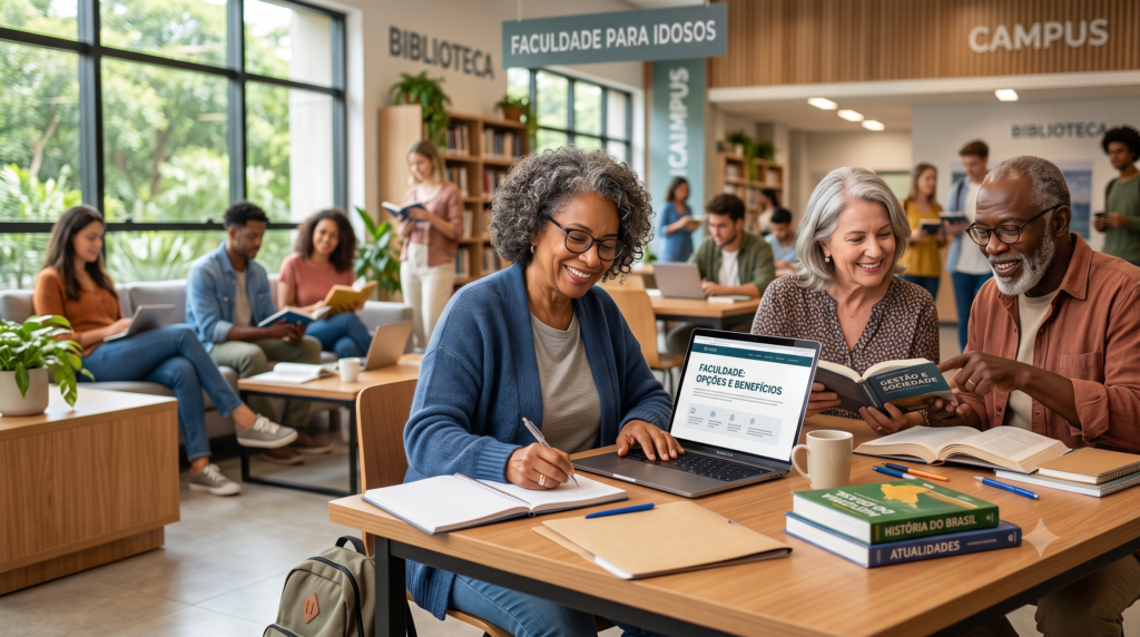 Faculdade para idosos: confira opções de graduação e programas para a terceira idade
