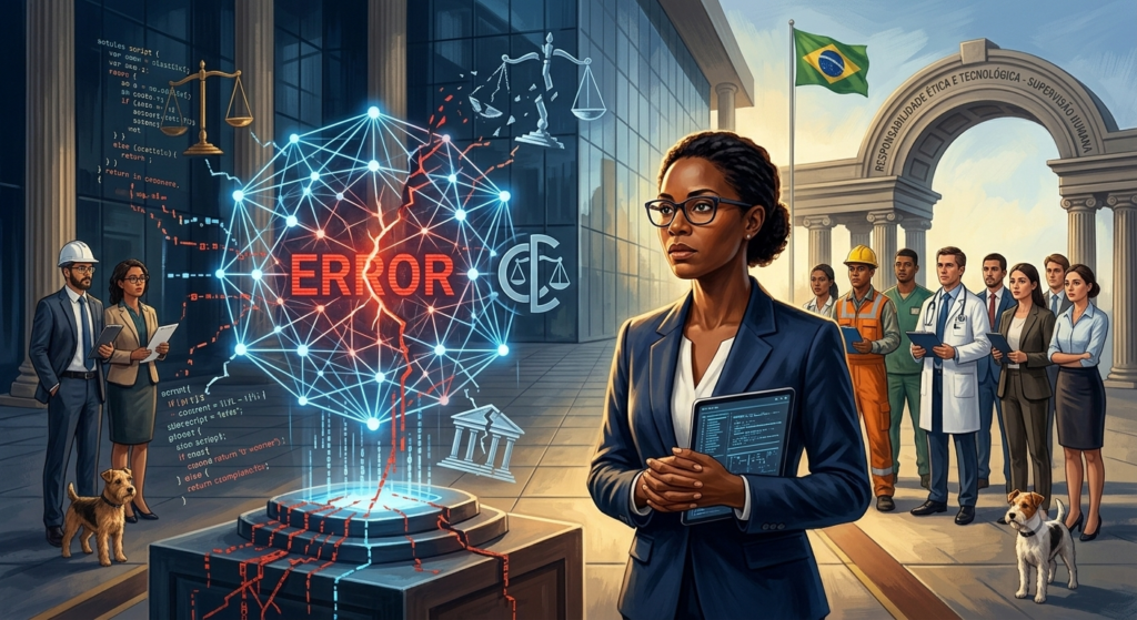 imagem retrata profissionais que podem ser prejudicados por erros na inteligência artificial