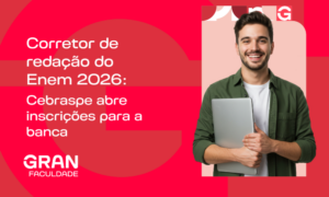 Corretor de redação do Enem 2026: Cebraspe abre inscrições para a banca