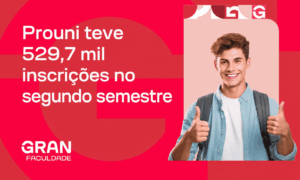 Prouni tem 529,7 mil inscrições no segundo semestre