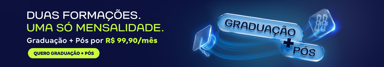 [Campanha grad] Graduação + Pós por R$ 99,90/mês
