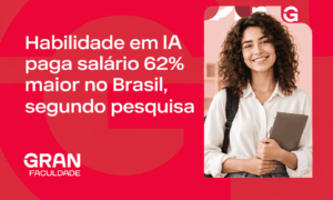 Habilidade em IA paga salário 62% maior no Brasil, segundo pesquisa