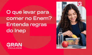 O que levar para comer no Enem? Entenda regras do Inep