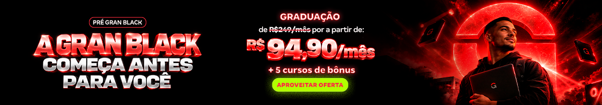 Campanha Pré black – graduação