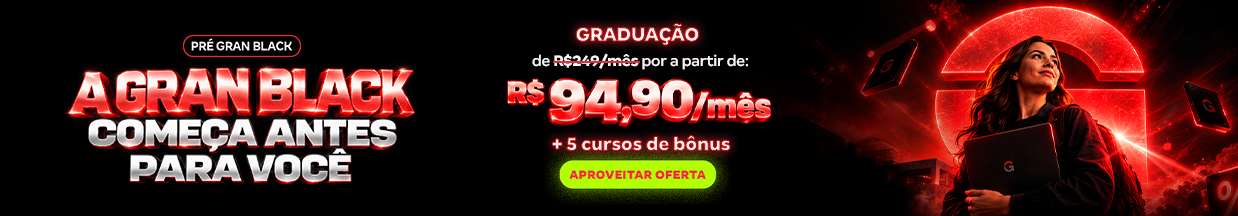 Campanha Pré black – graduação